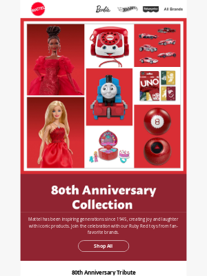 Mattel - Toys That Celebrate Mattel’s 80th Anniversary!