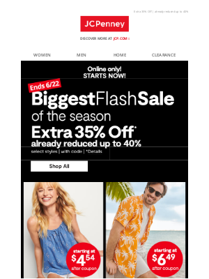 JCPenney - Get MORE summer for LESS!