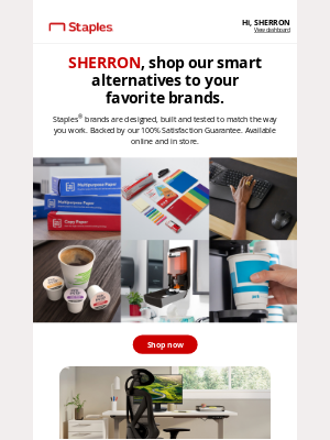 Staples - Yes, really! You're getting access to the best of Staples brands.