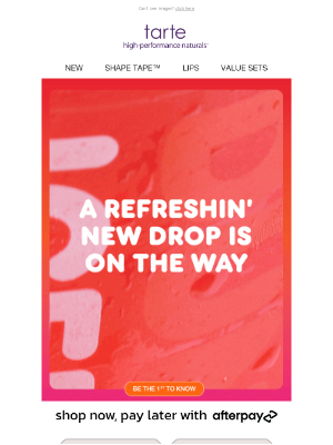 Tarte Cosmetics - tarte runs on....
