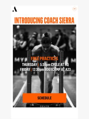 Aarmy - Train with our newest AARMY Coach Sierra  🏆