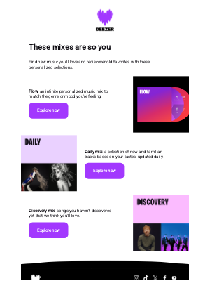 Deezer - Mixes made for you 🎧