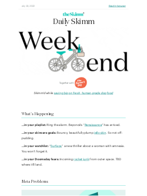 theSkimm - Daily Skimm Weekend: We’re cool for the summer