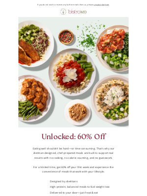 BistroMD - Grocery lines? Skip them. 60% off + free shipping