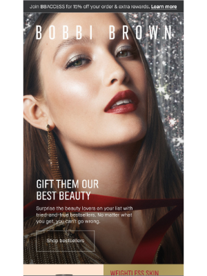 Bobbi Brown Cosmetics - Our bestselling beauty tops their wish list