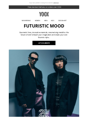 YOOX - 25 YEARS OF YOOX > Futuristic Mood