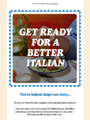 Prezzo (United Kingdom) - Get Ready For A Better Italian...