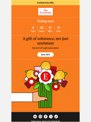 Last chance: 50% off, limited-time offer