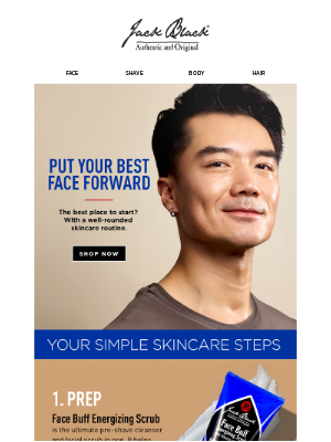 Jack Black - Our simplest skincare routine
