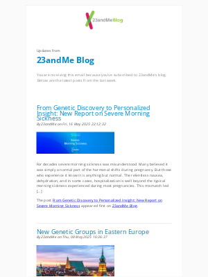 23andMe - Updates from the 23andMe Blog