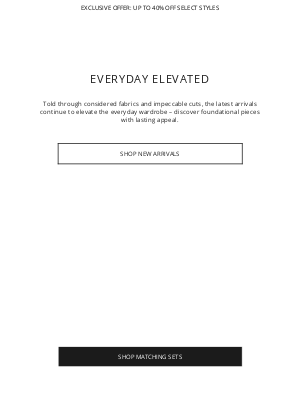 COS - New: everyday, elevated