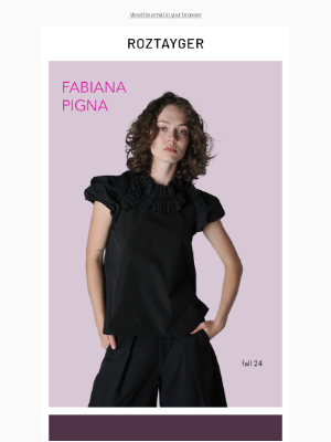 Roztayger - Gorgeous Fall clothing from Fabiana Pigna 💋