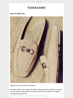Salvatore Ferragamo USA - The essence of summer in every step