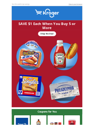 Find Our Latest Weekly Deals Inside 🎁 | SAVE $1 Each on 5+