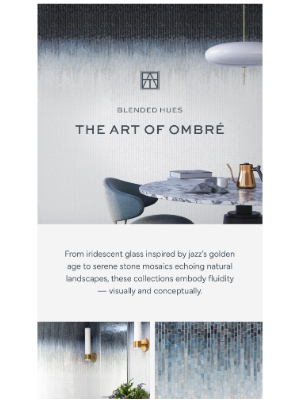 Artistic Tile - Blended Hues: The Art of Ombré Tile