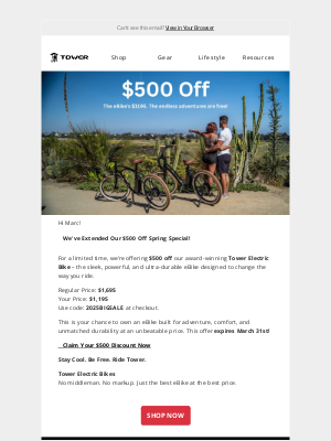 Tower Paddle Boards - 🚴‍♂️ eBike's $1195. Endless Adventures are FREE!