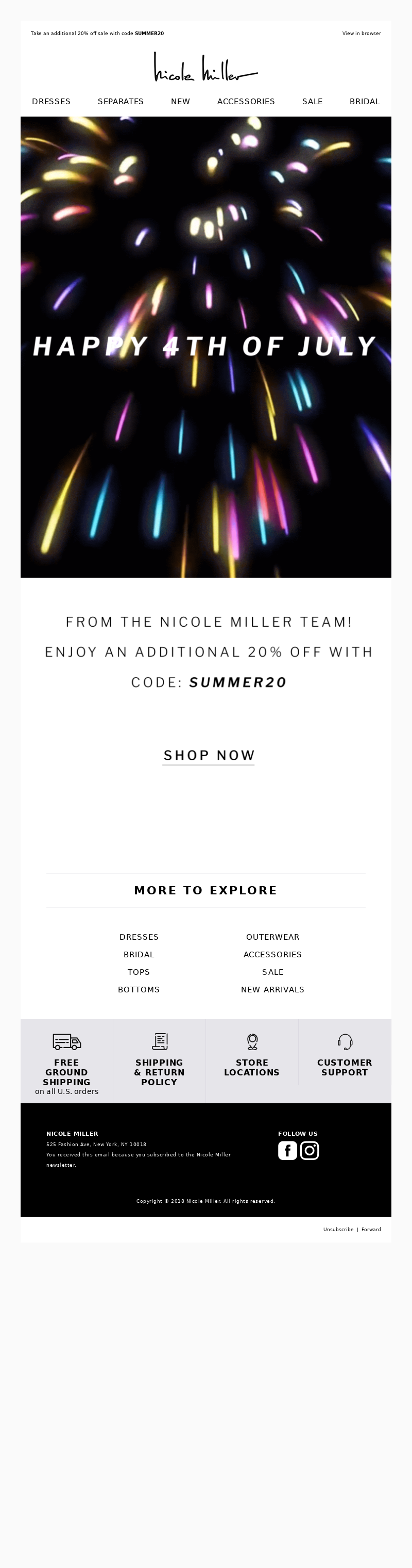 Independence day email example