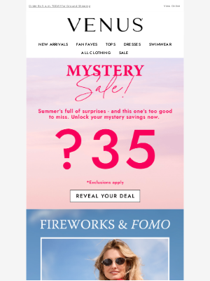 VENUS Swim & Fashion - LAST CHANCE for Fourth of July 'Fits