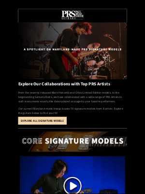 prsguitars - Check Out Our Maryland-Made Signature Models! 🚀