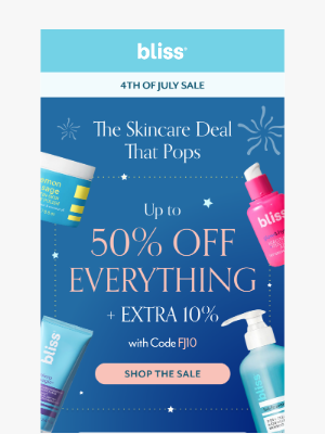 Bliss - Glow Show: Up to 50% Off Your Faves