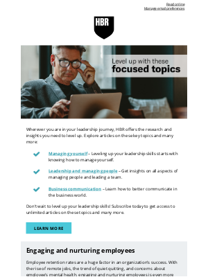 Harvard Business Review - Career-changing insights from the experts in management thinking