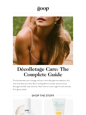 Goop - the Tuesday newsletter