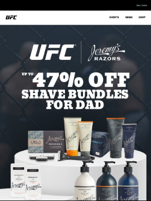 UFC Official Online Store - Save 47% on Jeremy’s Razors Bundles | UFC’s Official Razor Partner