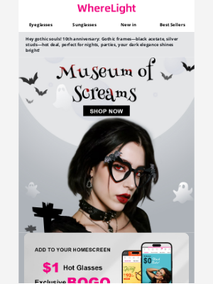 WhereLight - 🖤10th Gothic Frames: Only Once, Hot!🖤