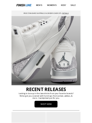 Finish Line - Rotation need a refresh? We've got you 🤝