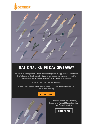Gerber Gear - Ultimate Knife Giveaway