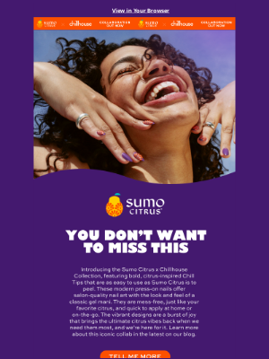 Sumo Citrus - Top Tips for the Collab of the Summer