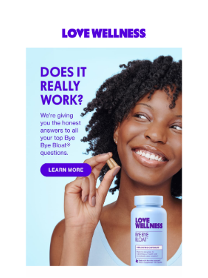 Love Wellness - Curious about Bye Bye Bloat®?