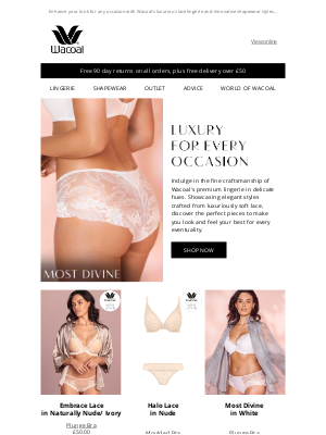 Wacoal (United Kingdom) - Event-Ready with Wacoal