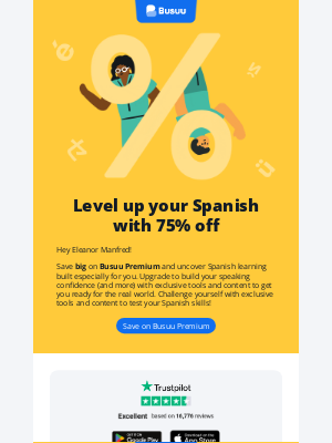busuu - Get 75% off Premium now 🔥