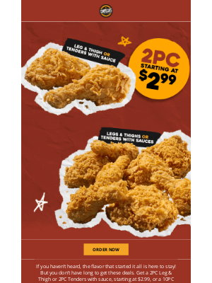 Church's Chicken - These legendary deals aren’t sticking around.