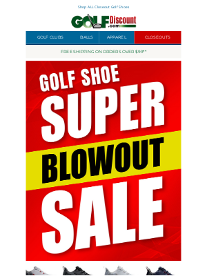 GolfDiscount.com - 👟 Golf Shoe Super Blowout Sale Going On Now