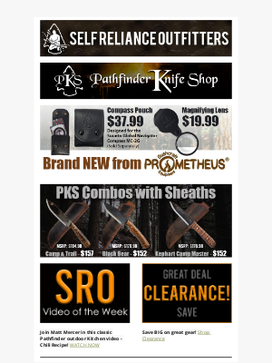 Self Reliance Outfitters - New Leather Products from Prometheus Bushcraft Equipment