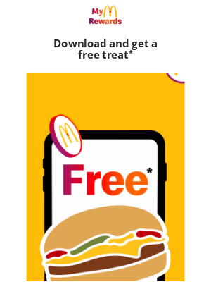 McDonald's (Canada) - Get a FREE Hamburger or Cheeseburger*