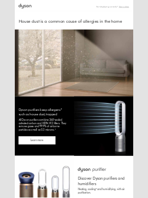Dyson - Avoid the most common cause of allergies