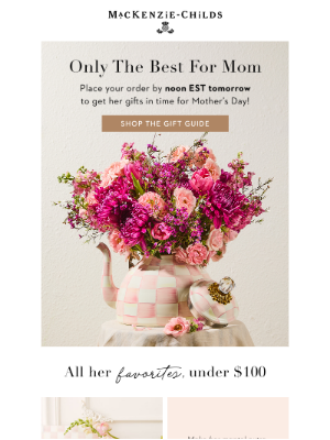 MacKenzie Childs LLC - All her favorites, and all under $100