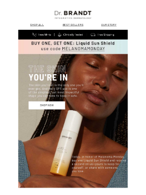dr. brandt Skincare - Your Skin Deserves This BOGO Treat!