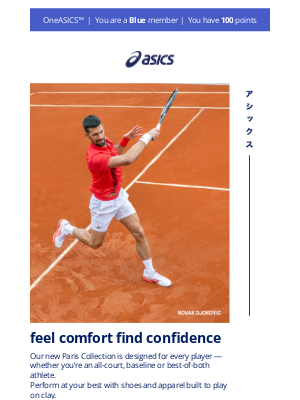 ASICS (United Kingdom) - Introducing the Paris Collection.