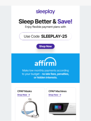 Sleeplay - Sleep now, pay later. 🌙