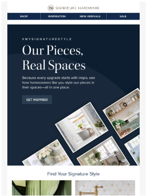 Signature Hardware - See our products IRL 🏠