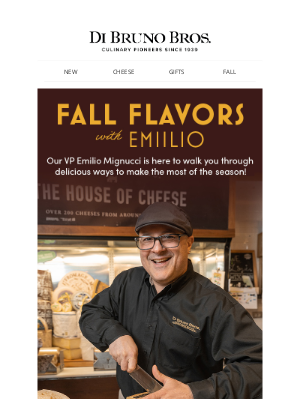 Di Bruno Bros. - Emilio's Fall Snacking Tips 🍂