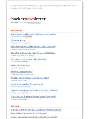 Hacker Newsletter - Hacker Newsletter #754