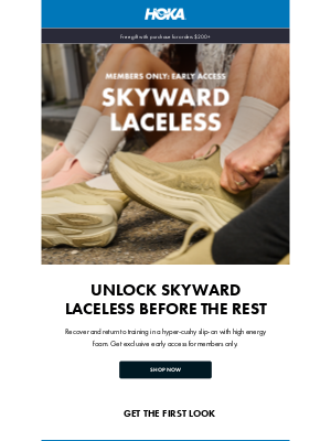 Early Access to Skyward Laceless