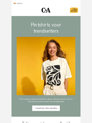 C&A (Belgium) - 🎨 Draag je statement – op je shirt! 👕