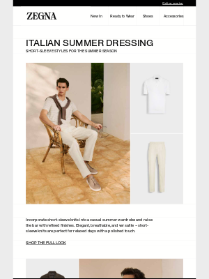 Ermenegildo Zegna - Embrace Italian summer style