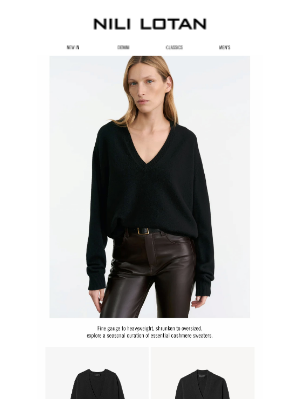 Nili Lotan New York - Soft Strength: Luxury Cashmere